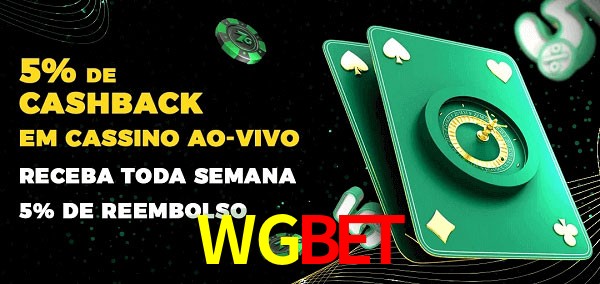 Promoções do cassino ao Vivo WGBET